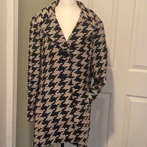 TALBOTS HOUNDSTOOTH JACKET
